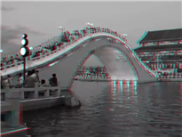 3D立体拍摄唐山惠丰湖唐人街